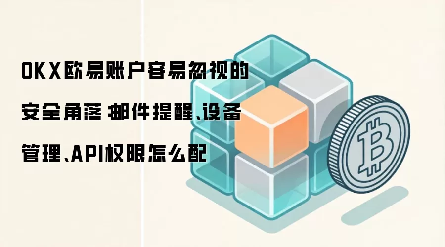 OKX欧易账户容易忽视的安全角落：邮件提醒、设备管理、API权限怎么配