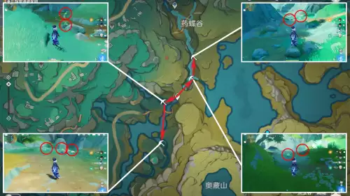 原神清水玉位置图一览-清水玉采集路线说明