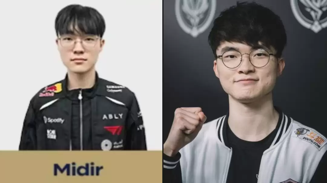 T1青训营惊现“小Faker”！19岁上单Midir因撞脸传奇意外走红