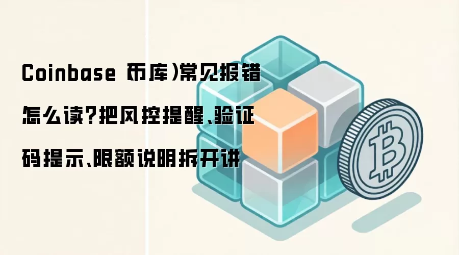 Coinbase（币库）常见报错怎么读？把风控提醒、验证码提示、限额说明拆开讲