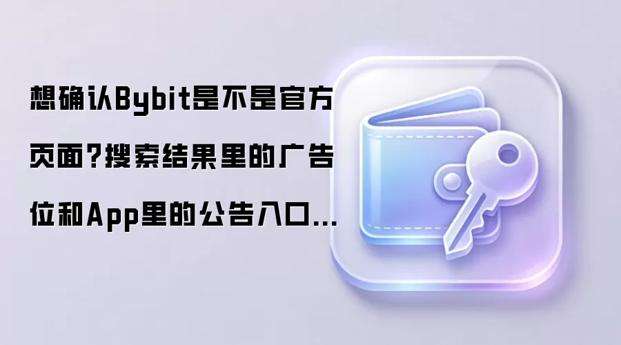 想确认Bybit是不是官方页面？搜索结果里的广告位和App里的公告入口最值得核对