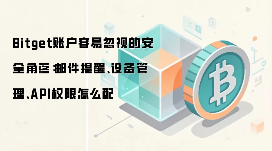 Bitget账户容易忽视的安全角落：邮件提醒、设备管理、API权限怎么配