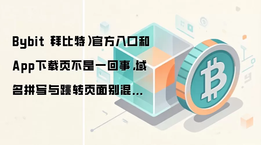 Bybit官方入口与App下载页功能对比示意图：网页端适合复杂交易，下载页仅提供应用获取引导