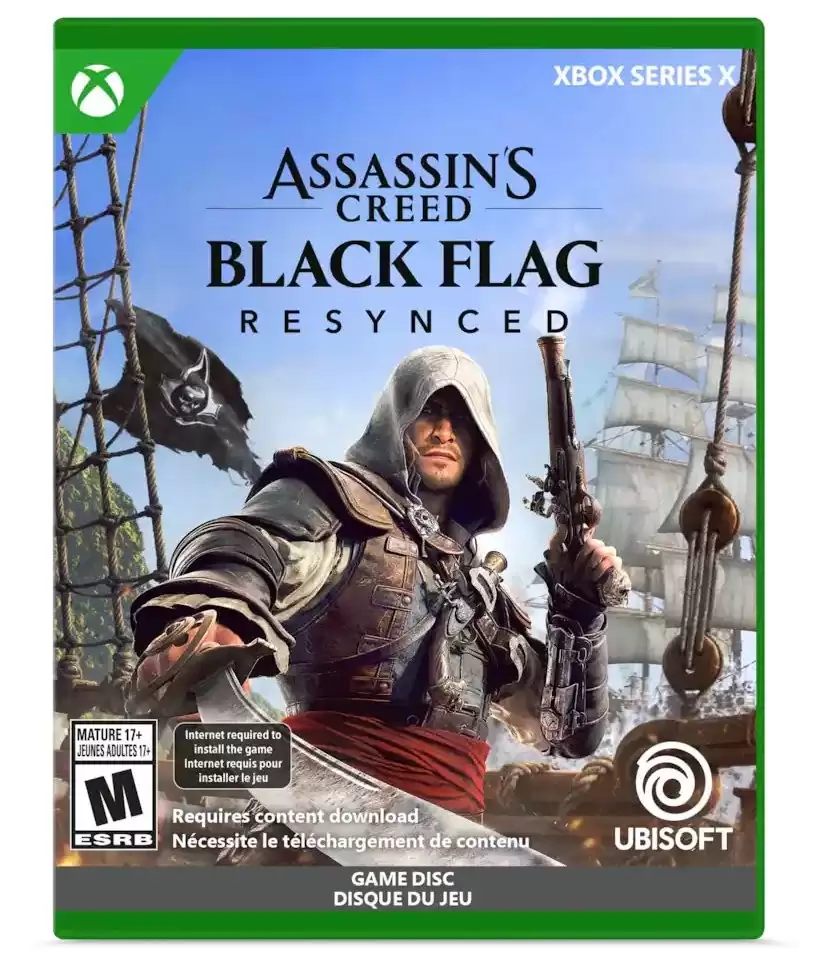 Xbox实体游戏新封面曝光！《刺客信条：黑旗 记忆重置》等