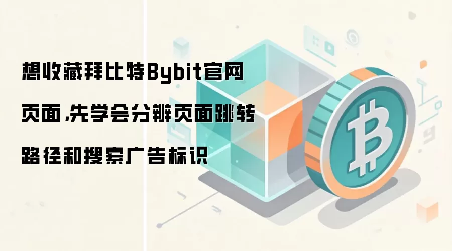 想收藏拜比特Bybit官网页面,先学会分辨页面跳转路径和搜索广告标识
