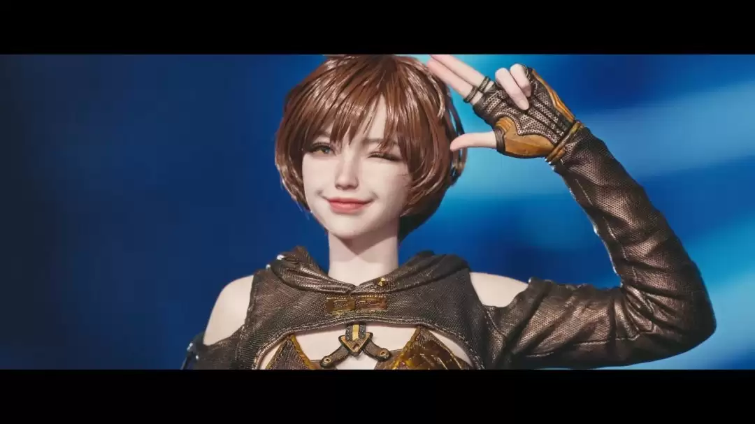 JND《剑星》渡鸦和莉莉1/3超写实雕像展示视频公布 皮肤质感逼近真人