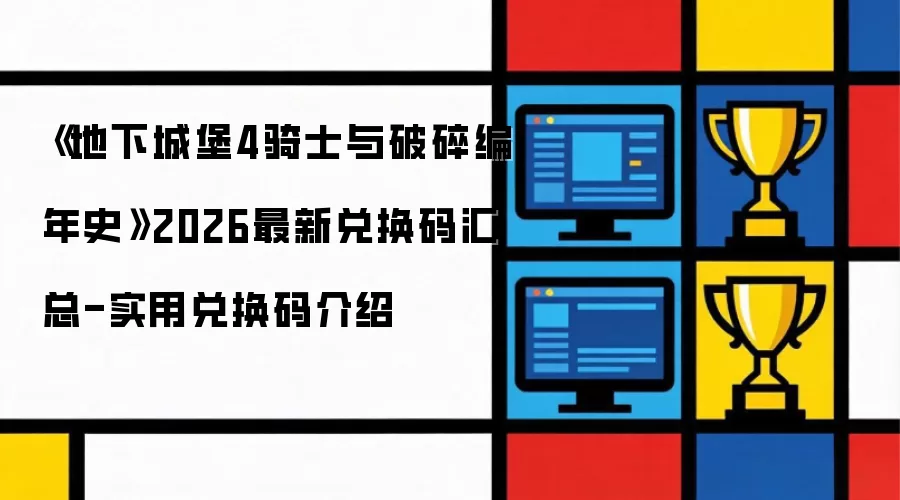 《地下城堡4骑士与破碎编年史》2026最新兑换码汇总-实用兑换码介绍