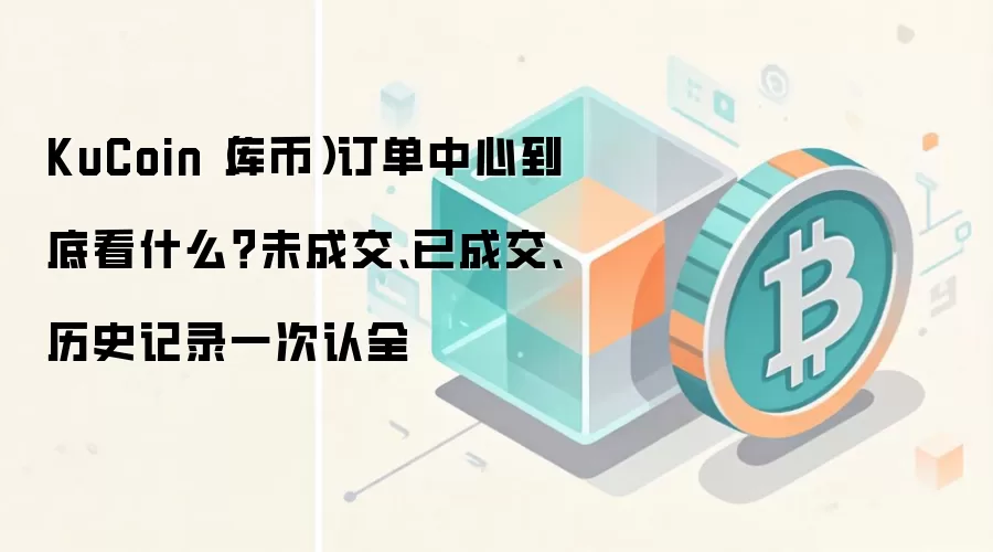 KuCoin（库币）订单中心到底看什么？未成交、已成交、历史记录一次认全