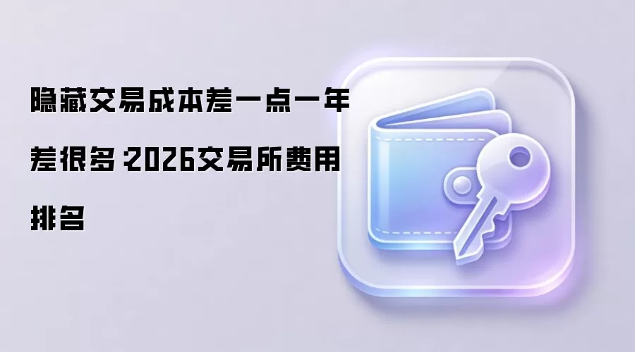 隐藏交易成本差一点一年差很多：2026交易所费用排名