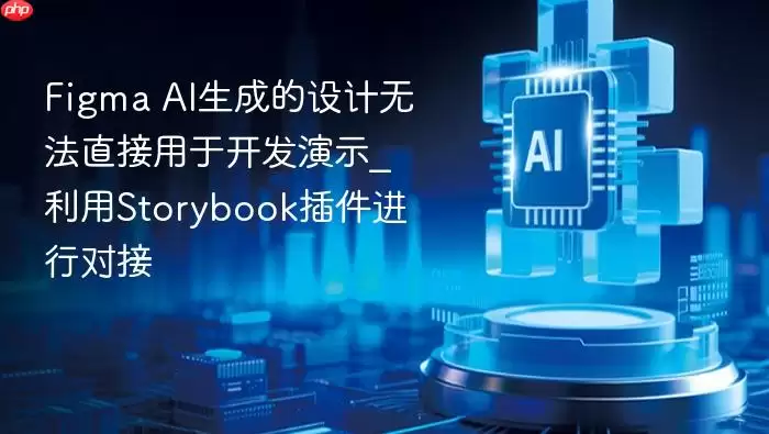 Figma AI生成的设计无法直接用于开发演示_利用Storybook插件进行对接