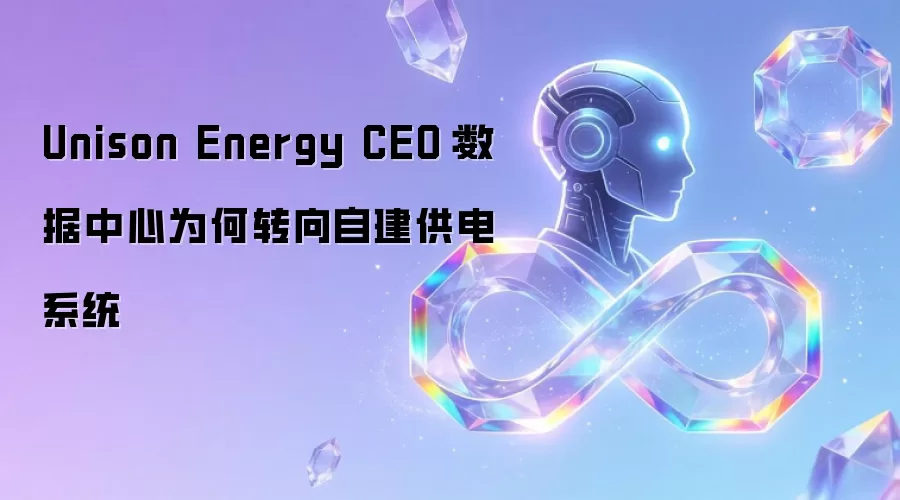 Unison Energy CEO:数据中心为何转向自建供电系统