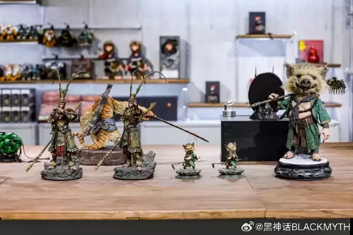 《黑神话》五一开启快闪活动 1:1天命人雕像太帅了！