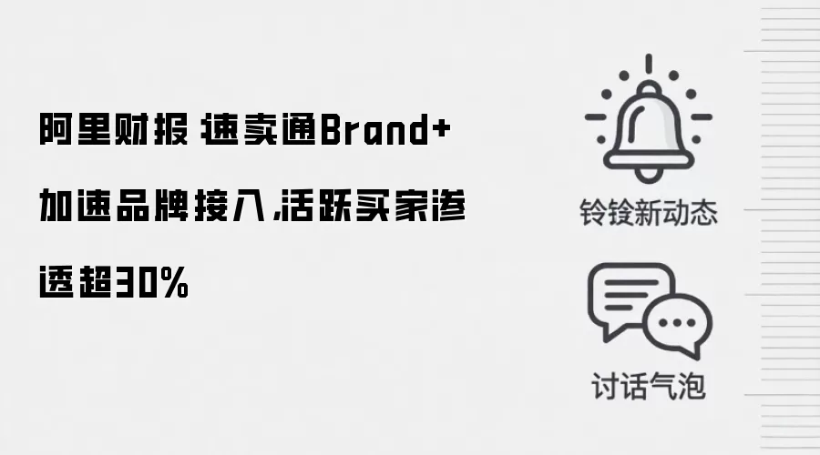 阿里财报：速卖通Brand+加速品牌接入，活跃买家渗透超30%