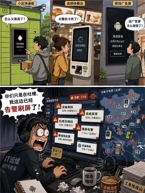 贝锐向日葵：部门就 3 人！如何运维全国上千台安卓自助机？