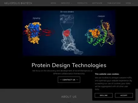 HELIOPOLISTECH-我们专注于通过不同的合作框架发现和开发新的治疗蛋白
