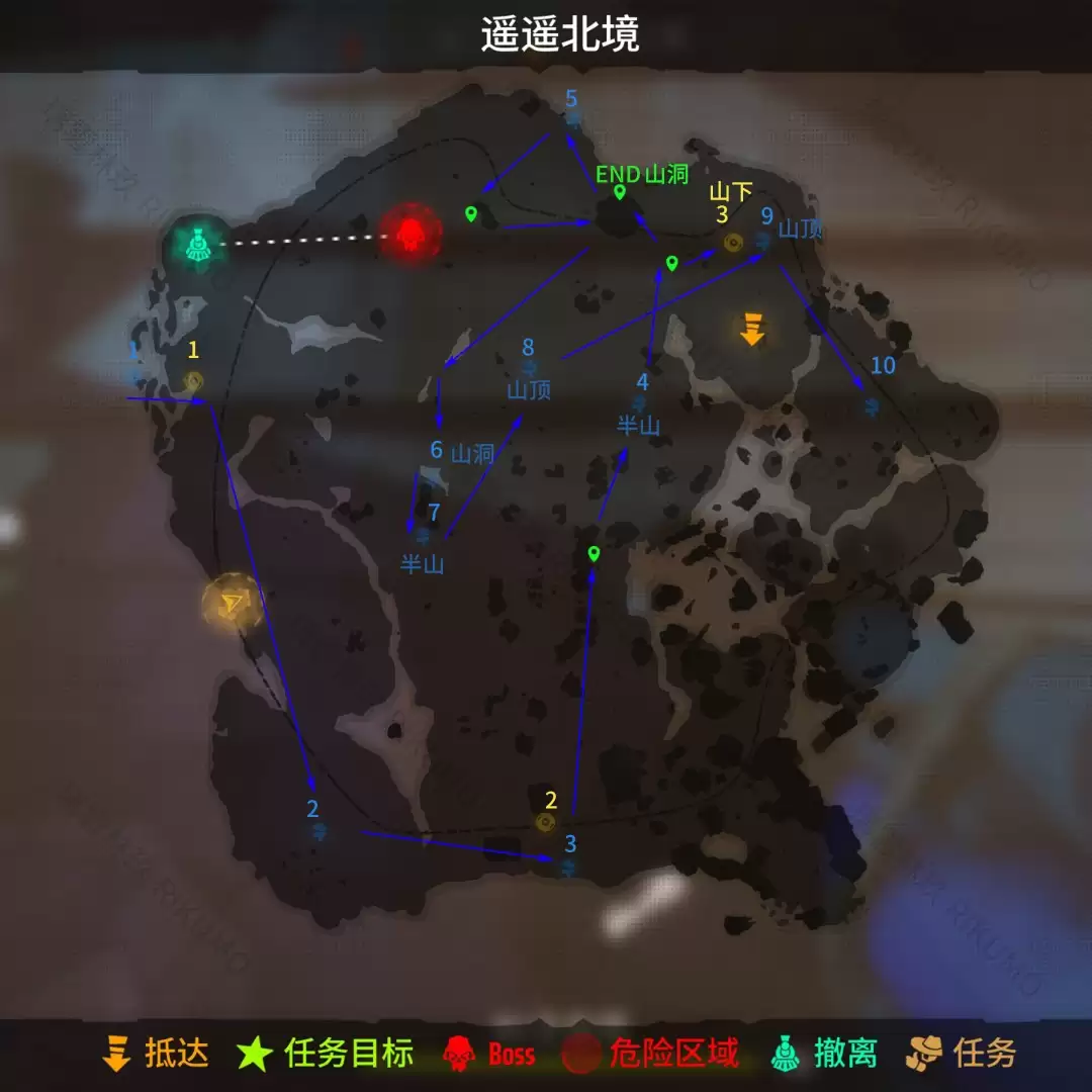 《遥遥西土》北境全收集攻略分享
