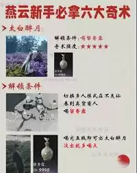 燕云十六声新手奇术怎么搭配