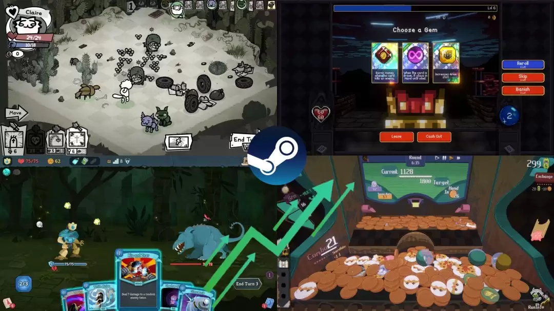 Roguelike正统治Steam？半年吸金将近5亿美元