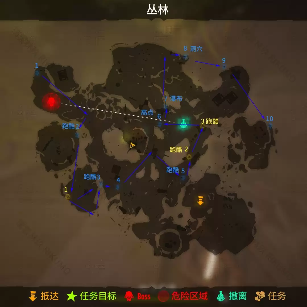 《遥遥西土》丛林全收集攻略分享