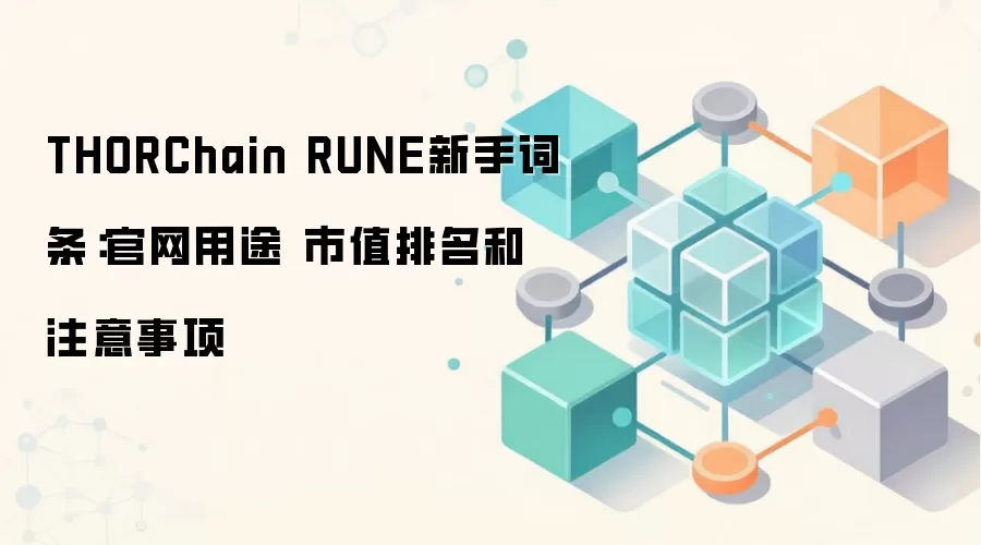 THORChain RUNE新手词条：官网用途 市值排名和注意事项