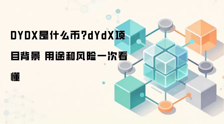 DYDX是什么币？dYdX项目背景 用途和风险一次看懂