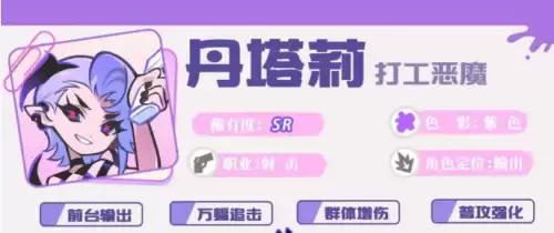 乱涂彩世界丹塔莉角色养成一图流