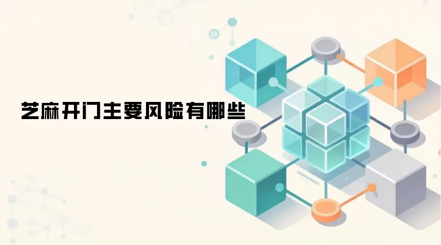 芝麻开门主要风险有哪些