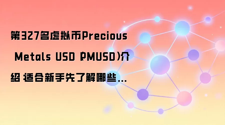 第327名虚拟币Precious Metals USD（PMUSD）介绍：适合新手先了解哪些重点