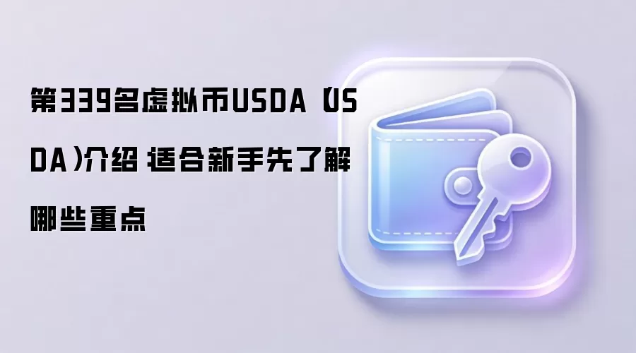第339名虚拟币USDA（USDA）介绍：适合新手先了解哪些重点
