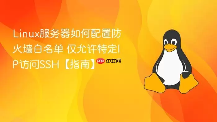 Linux服务器如何配置防火墙白名单 仅允许特定IP访问SSH【指南】