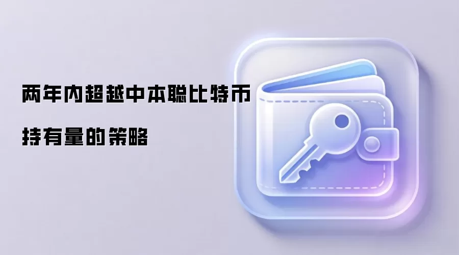 两年内超越中本聪比特币持有量的策略