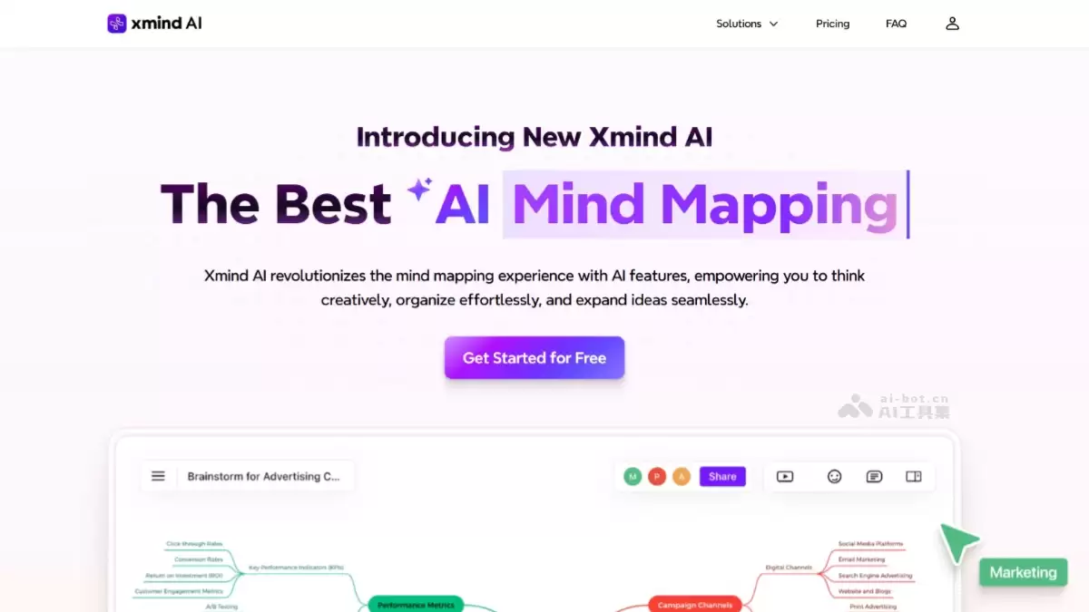 Xmind AI-Xmind推出的AI思维导图助手