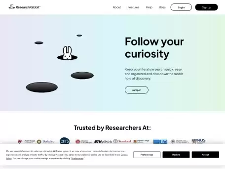 ResearchRabbit-ResearchRabbit了解你喜欢什