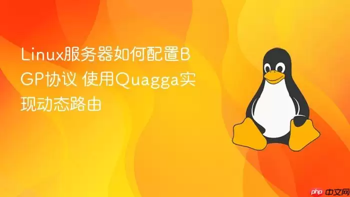 Linux服务器如何配置BGP协议 使用Quagga实现动态路由