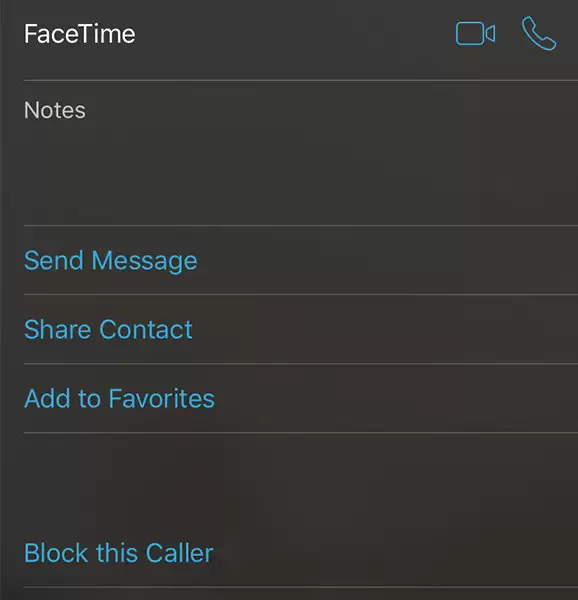 在FaceTime应用中阻止联系人