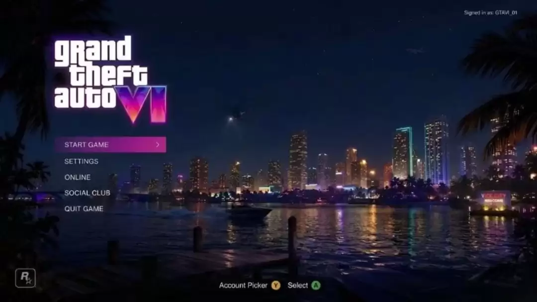 太有感觉了 假如《GTA6》主菜单会随着天气和时间变化