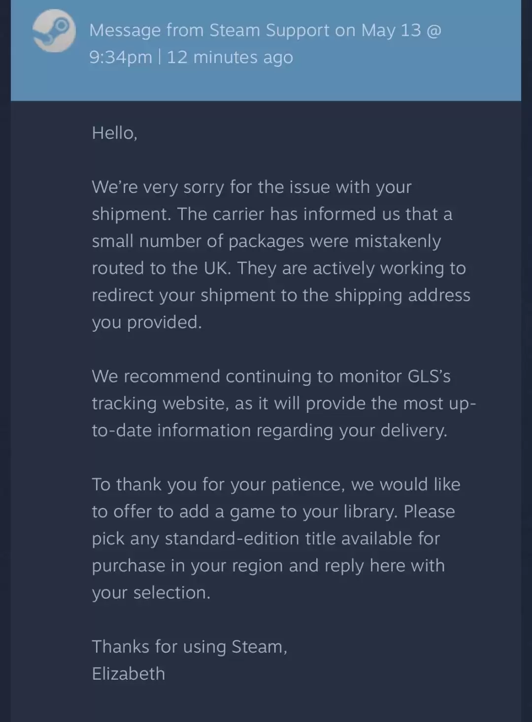 Steam游戏可任选一款!只需Steam手柄送错地址