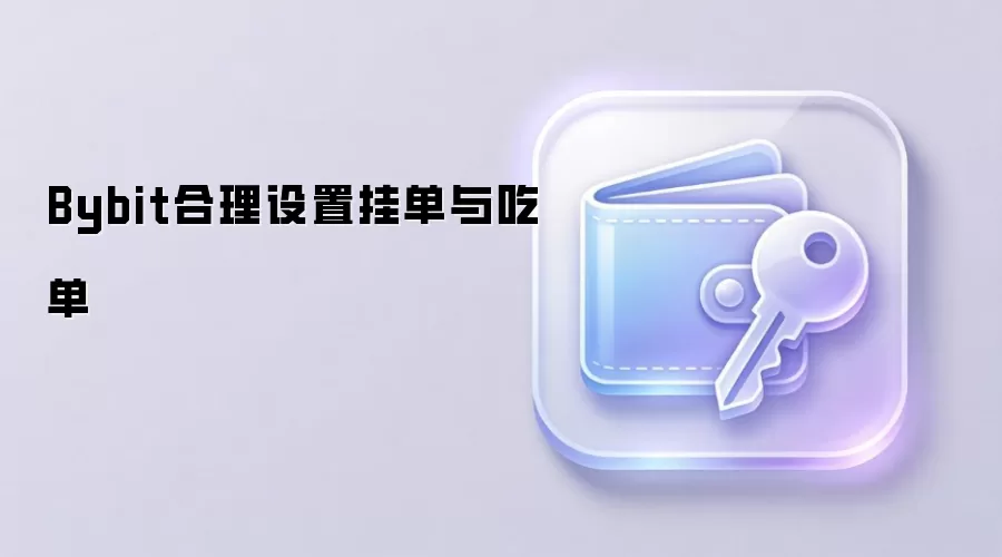 Bybit合理设置挂单与吃单