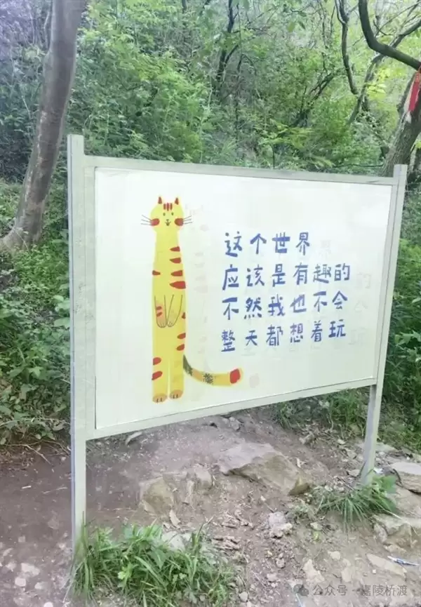 河南嵩山爬不动了吧标语被指嘲讽游客遭更换!景区回应