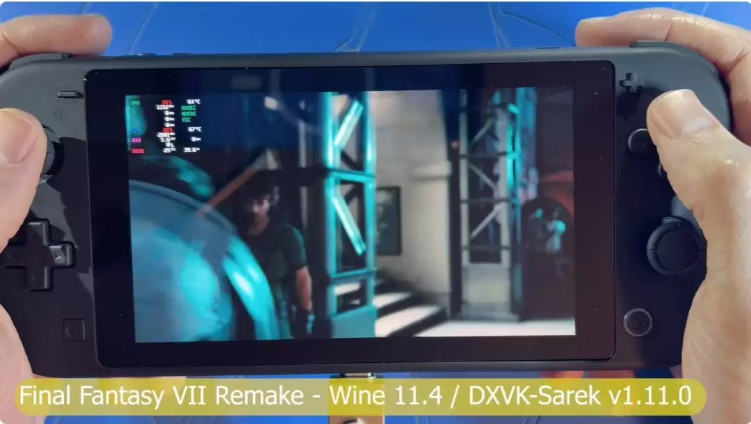 国外魔改达人发布Switch Lite“Pro” 能流畅运行《最终幻想7重制版》