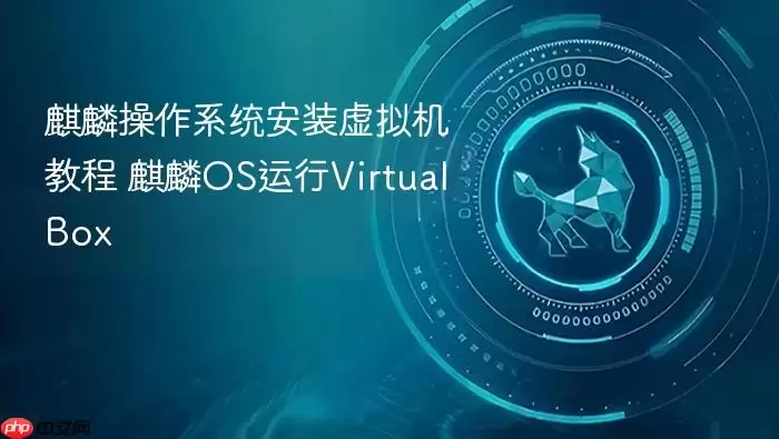 麒麟操作系统安装虚拟机教程 麒麟OS运行VirtualBox