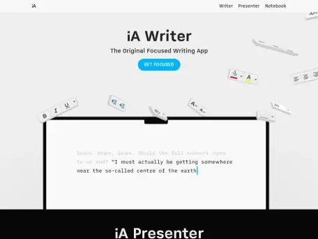 iA Presenter-iA Presenter 的文本界面将焦点放在故事上