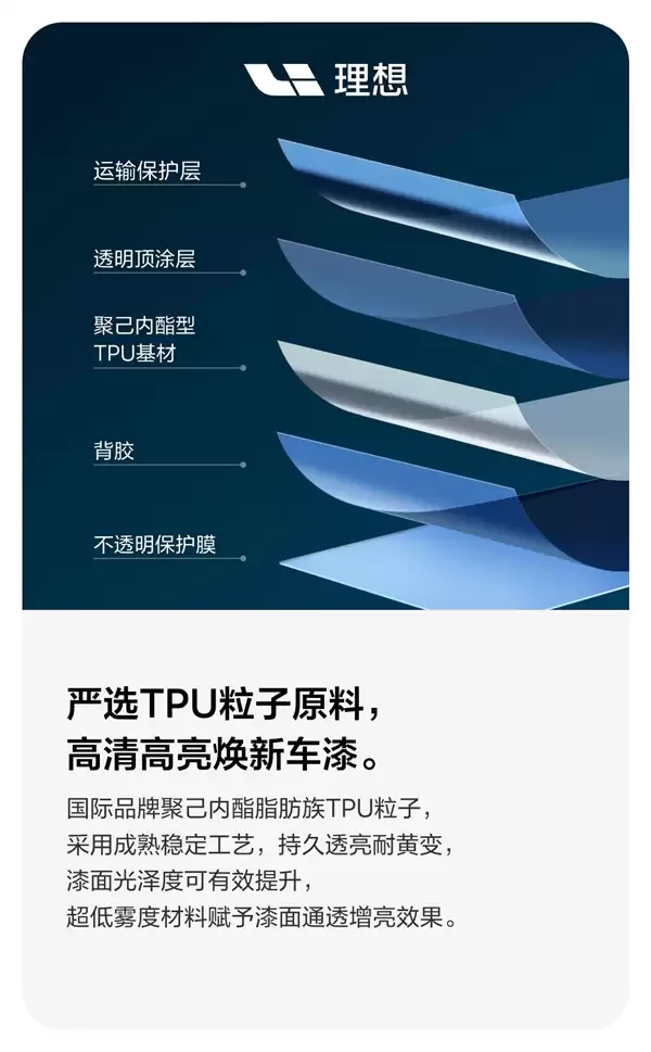 和改装店抢生意 理想汽车定制隐形车衣上线:5399元起、质保5年
