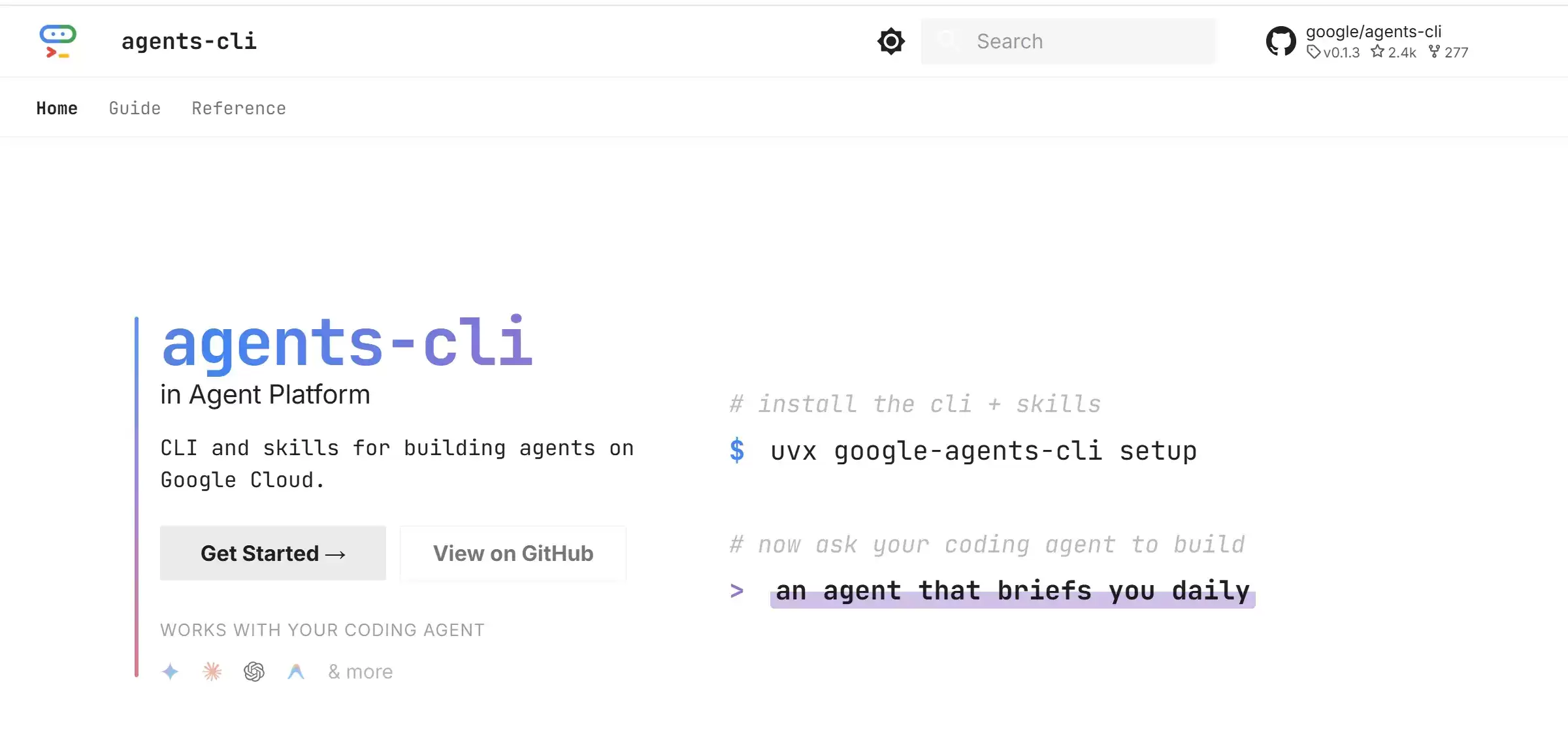 Agents CLI – Google Cloud推出的AI智能体开发与部署命令行工具