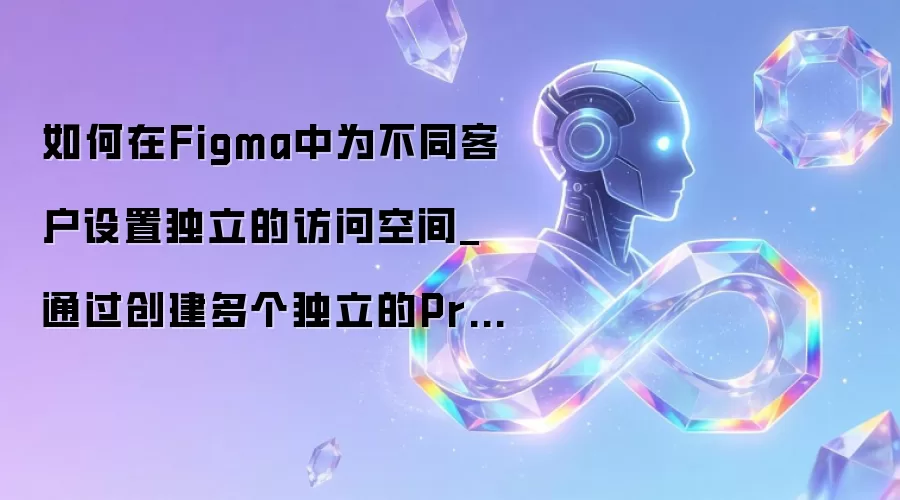 如何在Figma中为不同客户设置独立的访问空间_通过创建多个独立的Projects并隔离权限。
