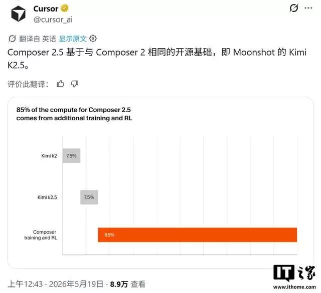 马斯克邀你体验Cursor最强AI模型：Composer 2.5登场