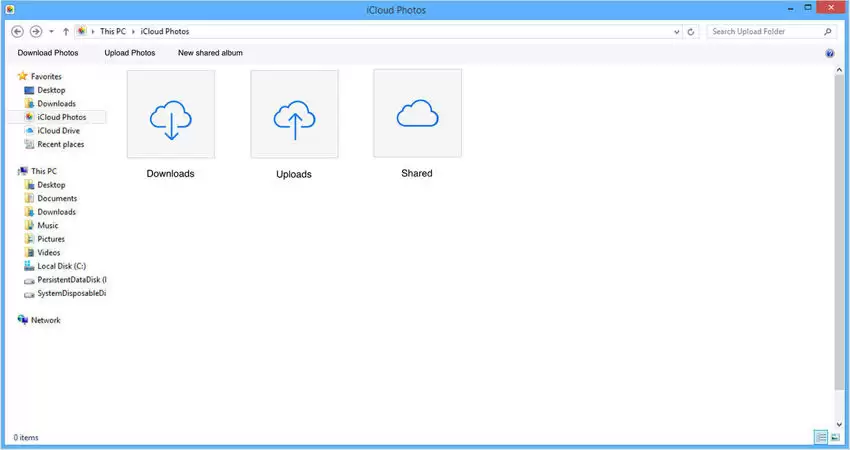 iCloud照片下载过程示意