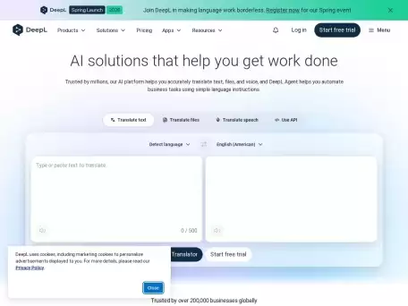 DeepL-translator-DeepL Pro是一款由人工智能和神经网络提供支持的专业翻译服务