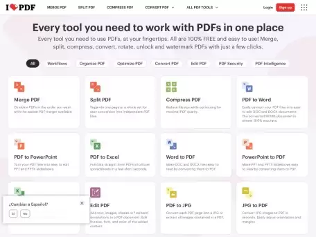iLovePDF-处理PDF文件