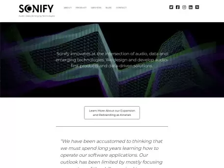 SONIFY.io-Sonify 在音频、数据和新兴技术的交叉领域进行创新